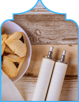 Picture of megillah and hamentaschen